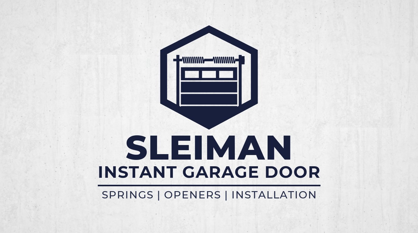 Sleiman Instant Garage Door Logo